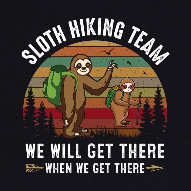 sloth hiking team we will get there when we get there by MichelAdam
